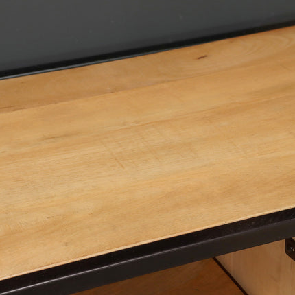 Tv meubel visgraat lichtbruin mangohout 180cm Danae