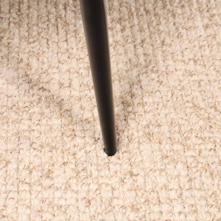 Eetkamerstoel roze velvet Ares