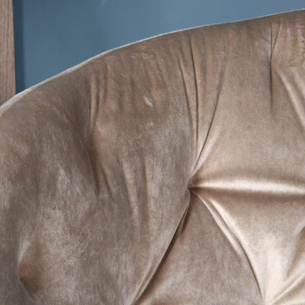SET DEAL 4 stuks: Eetkamerstoel draaibaar taupe velvet Willow