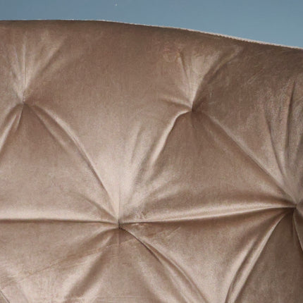 SET DEAL 4 stuks: Eetkamerstoel draaibaar taupe velvet Willow