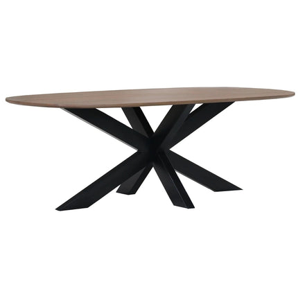 Eettafel Austin deens ovaal 180cm walnoot mangohout