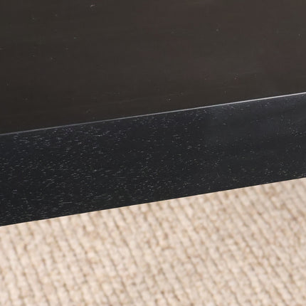 Eettafel Flora rechthoekig 200cm zwart mangohout