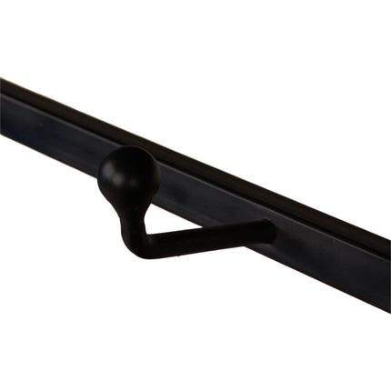 Kapstok Hugo mangohout zwart 80cm