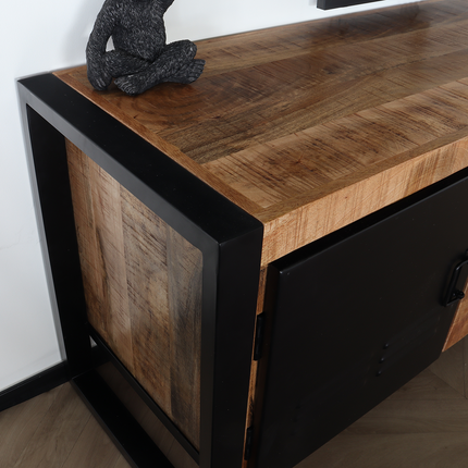 Tv meubel bruin mangohout 200cm Nova