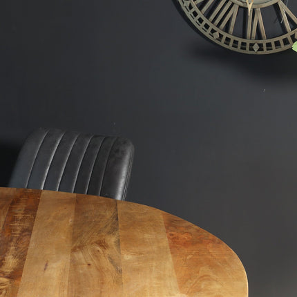 Eettafel Jones rond 150cm lichtbruin mangohout