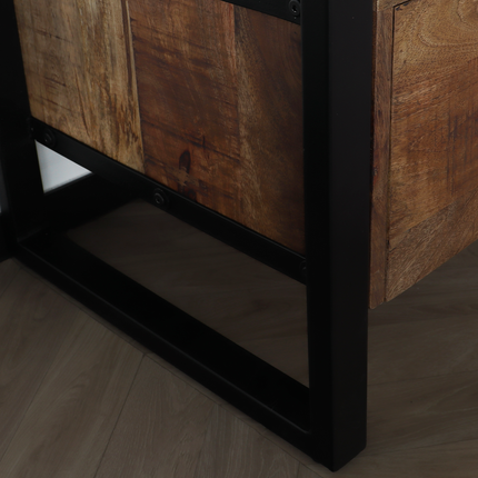 Tv meubel bruin mangohout 100cm Ilse