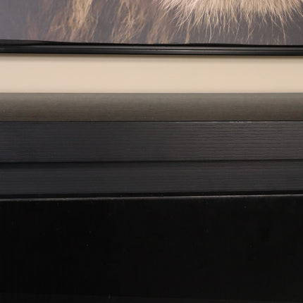 Dressoir melamine zwart 200cm Cassie