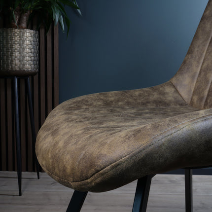SET DEAL: 4 Eetkamerstoelen donkergroen microvezel Susta