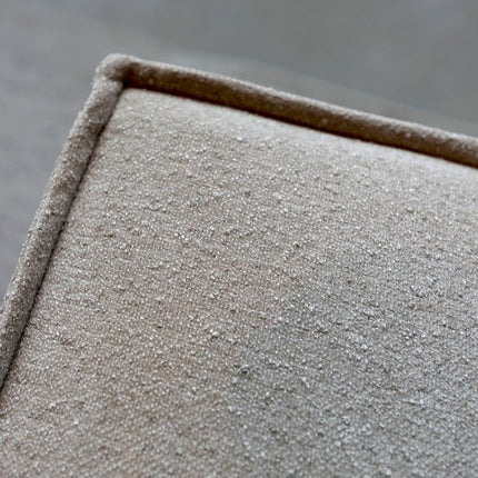Hoekbank Enzo beige polyester 280cm rechts