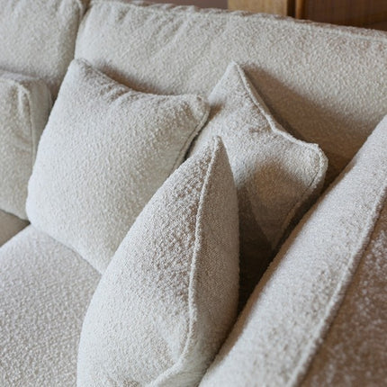 Hoekbank Richie naturel polyester 290cm rechts