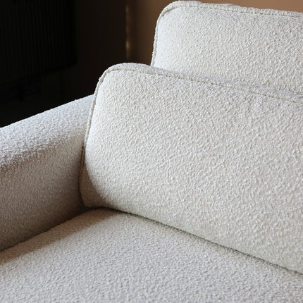 Hoekbank Richie naturel polyester 290cm rechts