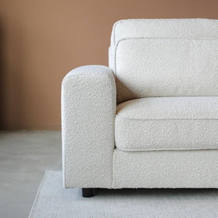 Hoekbank Richie naturel polyester 290cm rechts