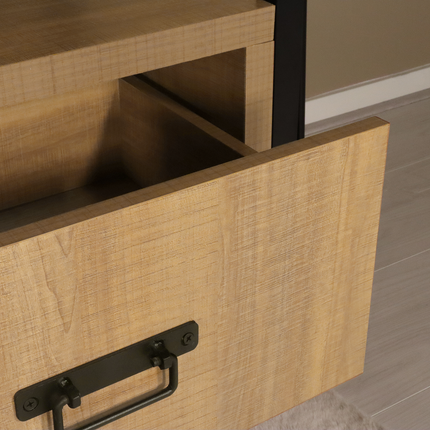 Tv meubel bruin melamine 150cm Harper