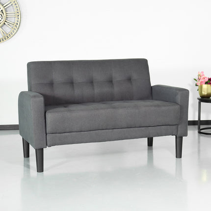 Zitbank grijs stof 120cm Ghislaine