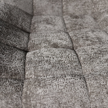 Eetkamerstoel grijs chenille de Vince