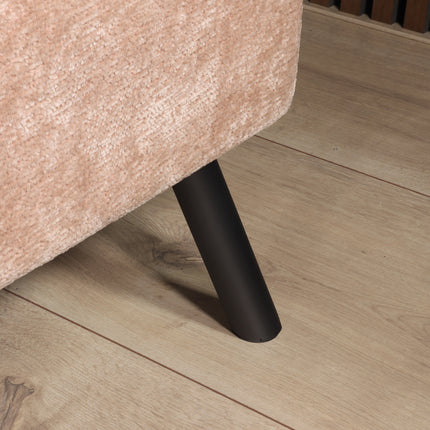 Hoekbank Lizza taupe chenille 270cm links en rechts