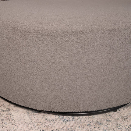 Loveseat draaibaar teddy grijs