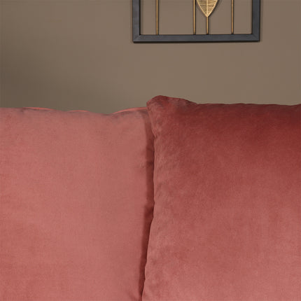 Loveseat draaibaar velvet oud roze