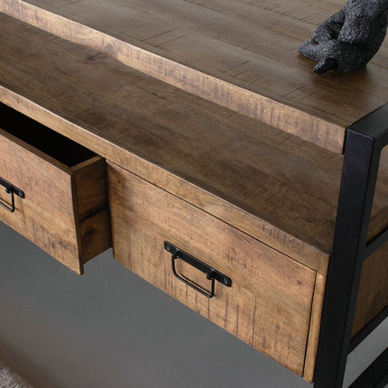 Tv meubel bruin mangohout 150cm Ilse