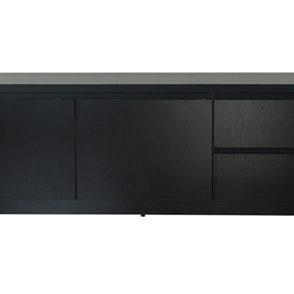 Tv meubel zwart melamine 180cm Cassie