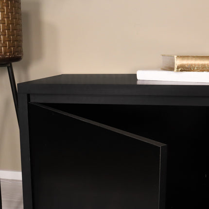 Tv meubel zwart melamine 180cm Cassie