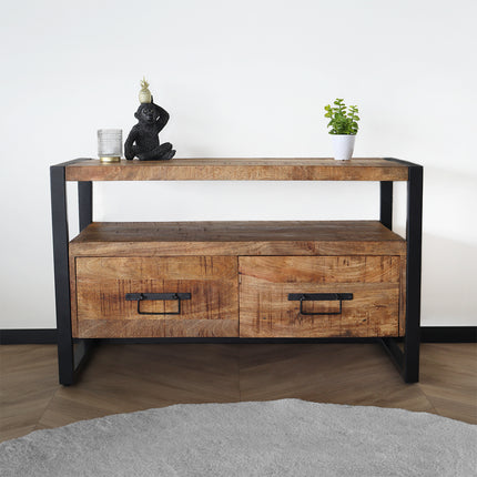 Tv meubel bruin mangohout 100cm Ilse
