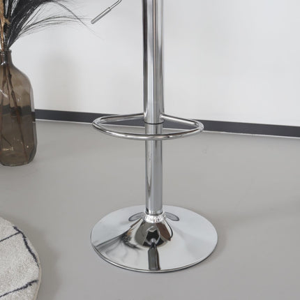 SET DEAL: 2 stuks Barkruk Anel zwart kunstleder