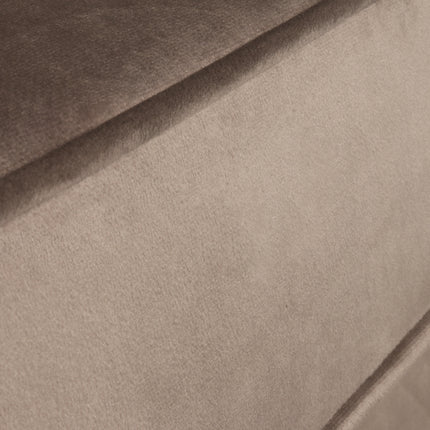 Zitbank grijs velvet 260cm Alba