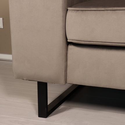 Zitbank grijs velvet 260cm Alba