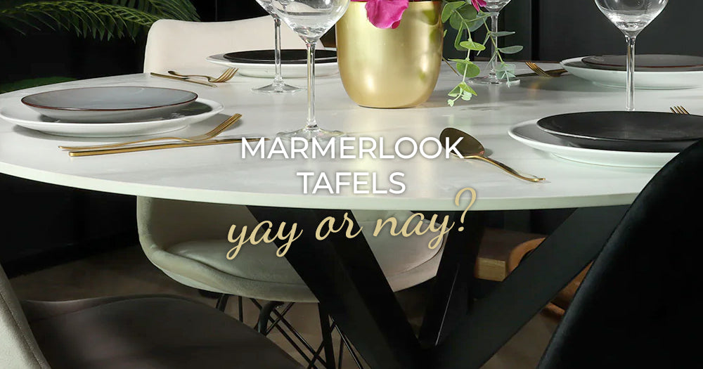 Marmerlook tafels; yay or nay?