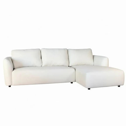 Hoekbank Hudson 280cm chenille beige rechts