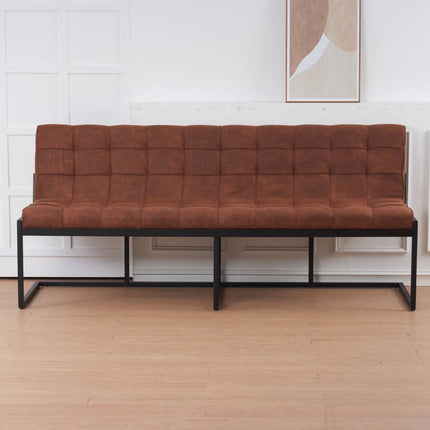 Eetkamerbank Vito 200cm cognac microvezel