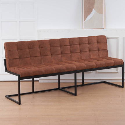 Eetkamerbank Vito 200cm cognac microvezel