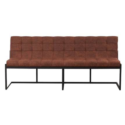 Eetkamerbank Vito 200cm cognac microvezel