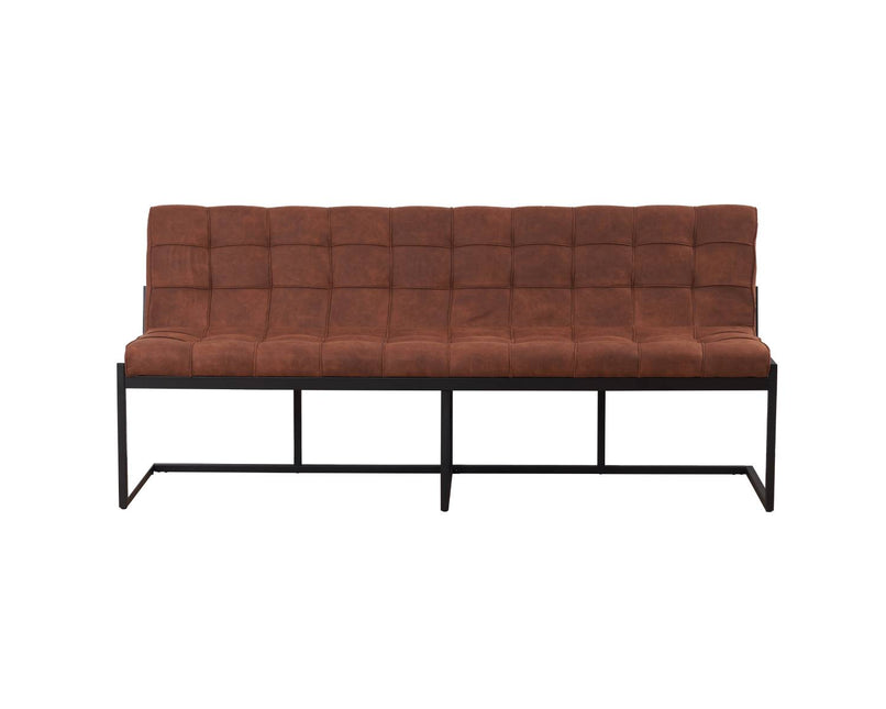 Eetkamerbank Vito 200cm cognac microvezel