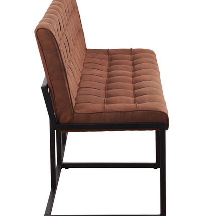 Eetkamerbank Vito 200cm cognac microvezel