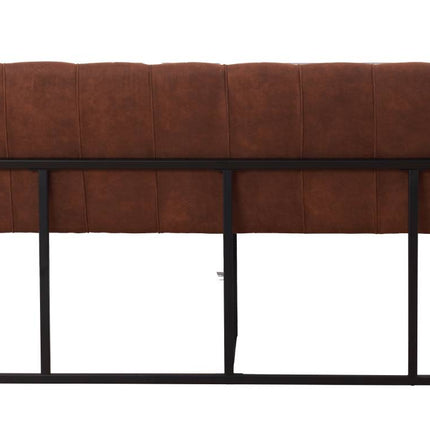 Eetkamerbank Vito 200cm cognac microvezel