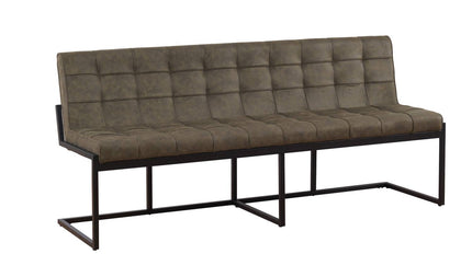 Eetkamerbank Vito 200cm donkergroen microvezel