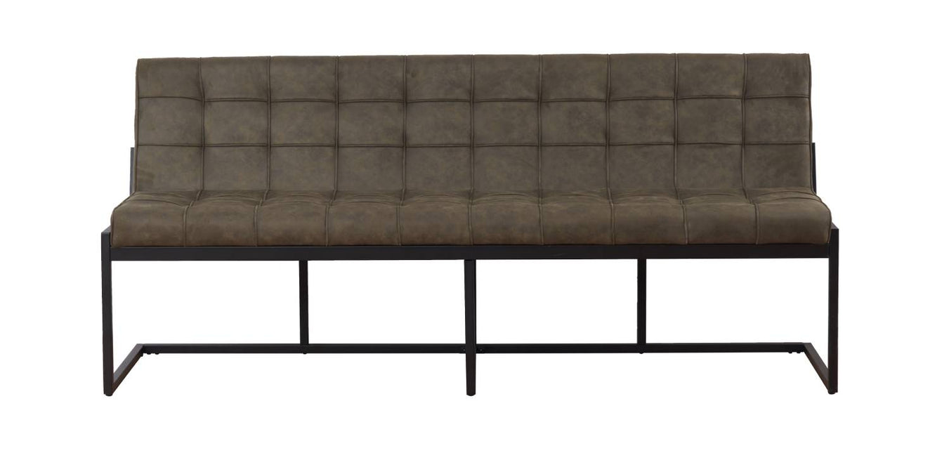Eetkamerbank Vito 200cm donkergroen microvezel