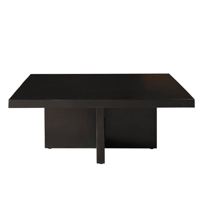 Salontafel 85cm mangohout Tori zwart