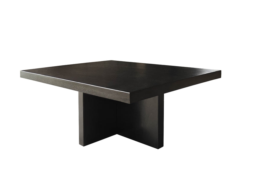 Salontafel 85cm mangohout Tori zwart