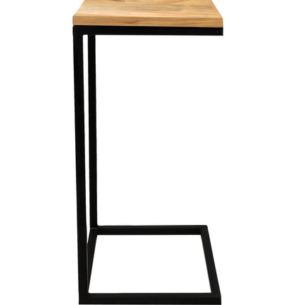 Bijzettafel Jerry 68cm lichtbruin mangohout