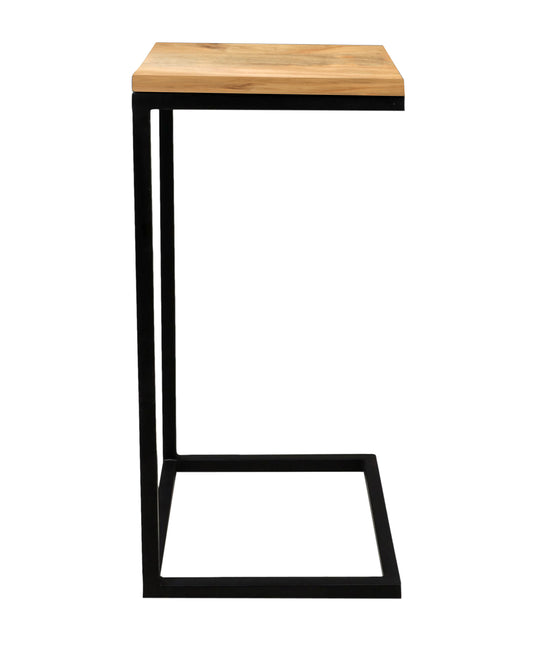 Bijzettafel Jerry 68cm lichtbruin mangohout
