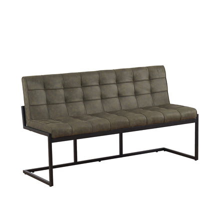 Eetkamerbank Vito 160cm donkergroen microvezel