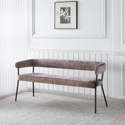 Eetkamerbank Meggie 160cm taupe chenille