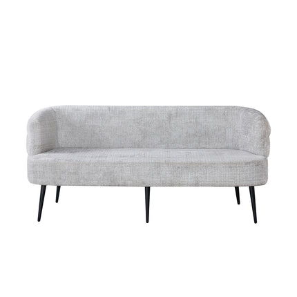 Eetkamerbank Quinn 180cm grijs chenille