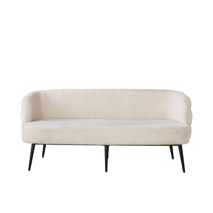 Eetkamerbank Quinn 180cm beige chenille