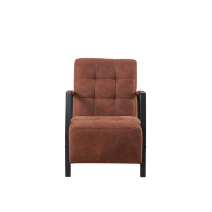 Fauteuil Noud cognac microvezel