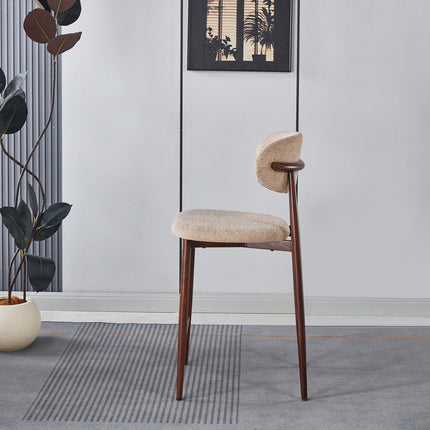 SET DEAL: 4 stuks Barkruk Japandi bruin Reika walnoot