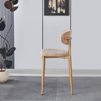 Barkruk Japandi bruin Reika lichtbruin